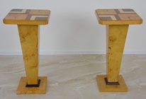 Dřevěné konzole ART Deco - krásný set