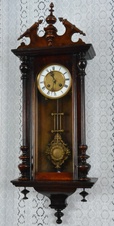Starožitné řezbované hodiny FMS rok 1890 - krásné