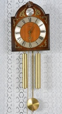 Staré dvouzávažové hodiny Hermle